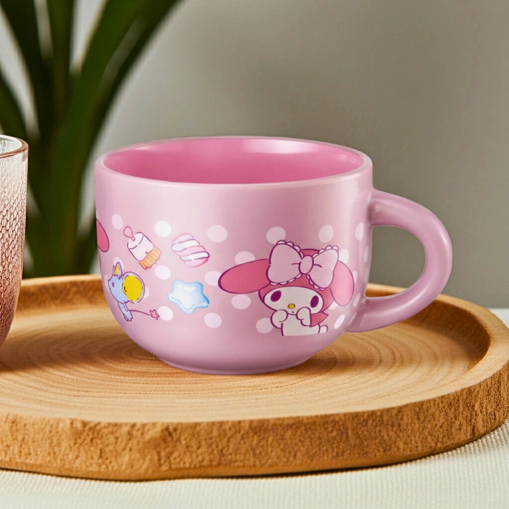 Taza de Cerámica Rosa My Melody Cap. 650 ml