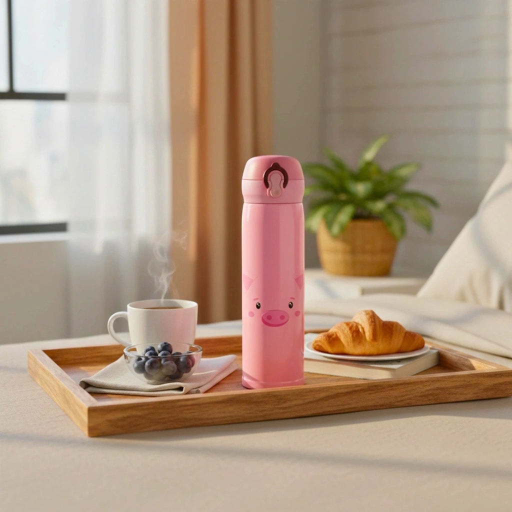 Termo Acero Inoxidable 350 ml Puerquito