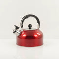 Tetera Silbadora Roja Acero Inoxidable 1.25 litros