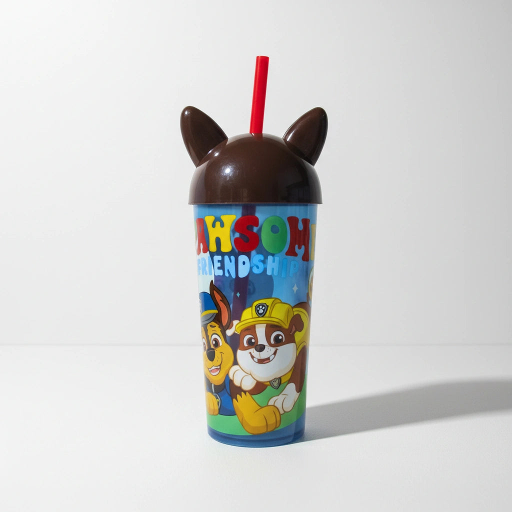Vaso Paw Patrol 500ml con Popote
