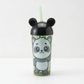 Vaso con Popote Osito Panda 500 ml
