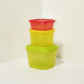 Set 3 Contenedores Cuadrados | 380 ml, 850 ml y 1.6 L.