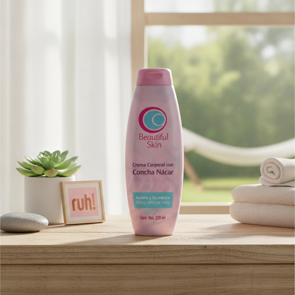 Crema corporal con concha nácar 320 ml